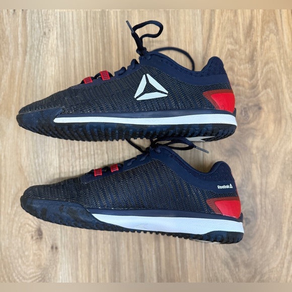 Reebok JJ II Low 2 Watt Navy Red Men Cross Training Shoes Trainers Size 7 - Picture 5 of 6